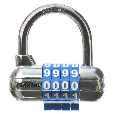 master lock reset 4 digit|RESETTABLE COMBINATION LOCK .